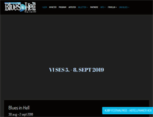 Tablet Screenshot of bluesinhell.no